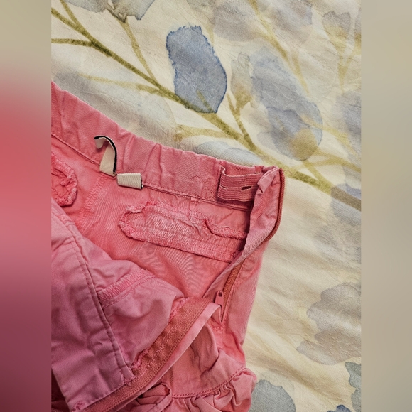 Pink Ruffled Crop Top - Picture 2 of 4